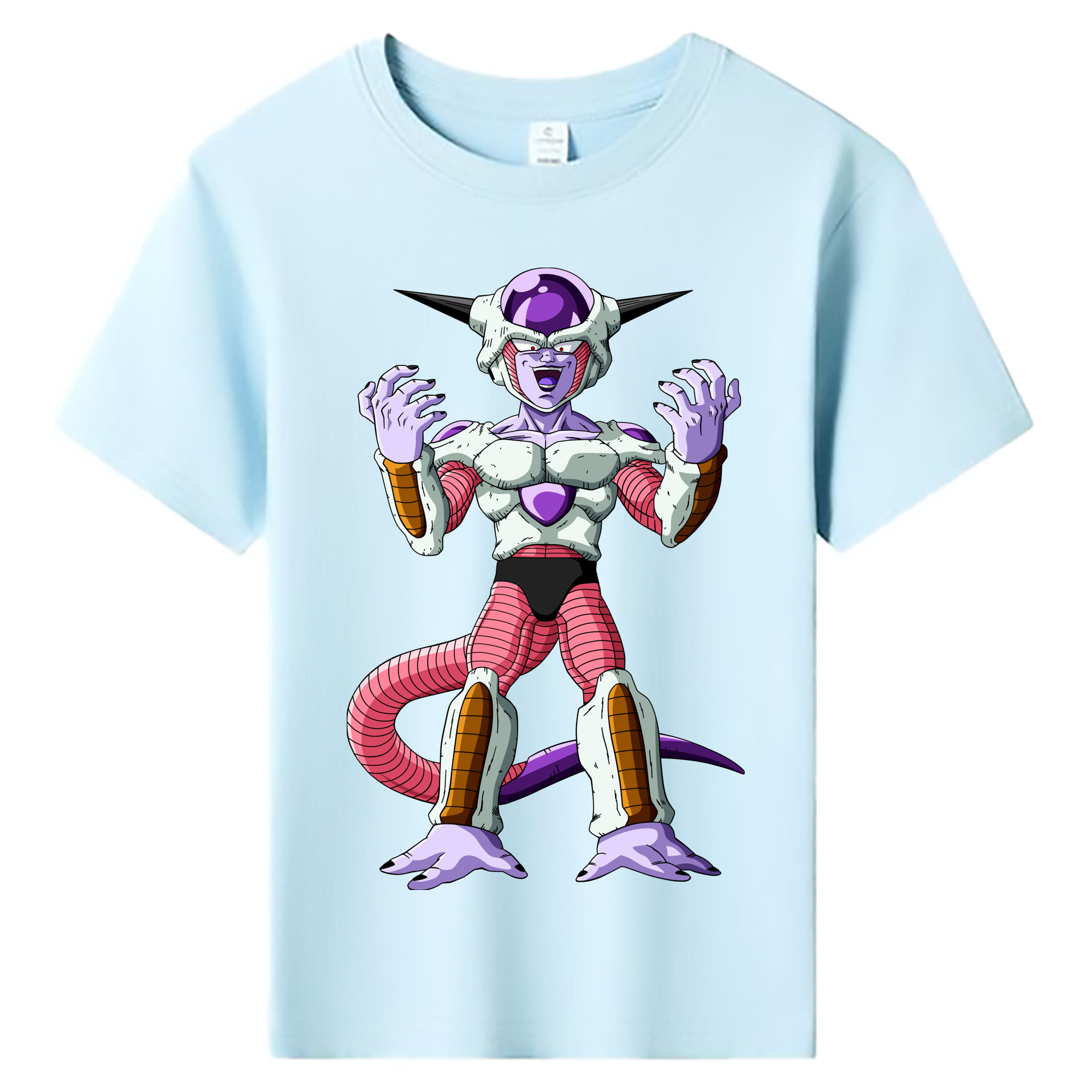 （画像用） ドラゴンボール フリーザ DRAGON BALL Frieza 綿100％キッズTシャツ（フロントプリント）